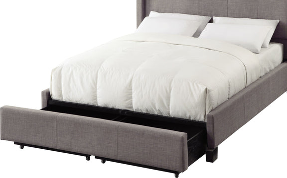 Adona Queen-Size Upholstered Storage Bed in Dolphin Linen (2026)