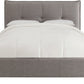 Adona Full-Size Upholstered Platform Bed in Dolphin Linen (2026)