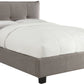 Adona King-Size Upholstered Platform Bed in Dolphin Linen (2026)