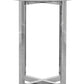 Amalfi 32 inch Round Carrara Marble Top Bar Table