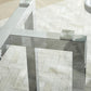 Amalfi 48 inch Round Glass Top Counter Table