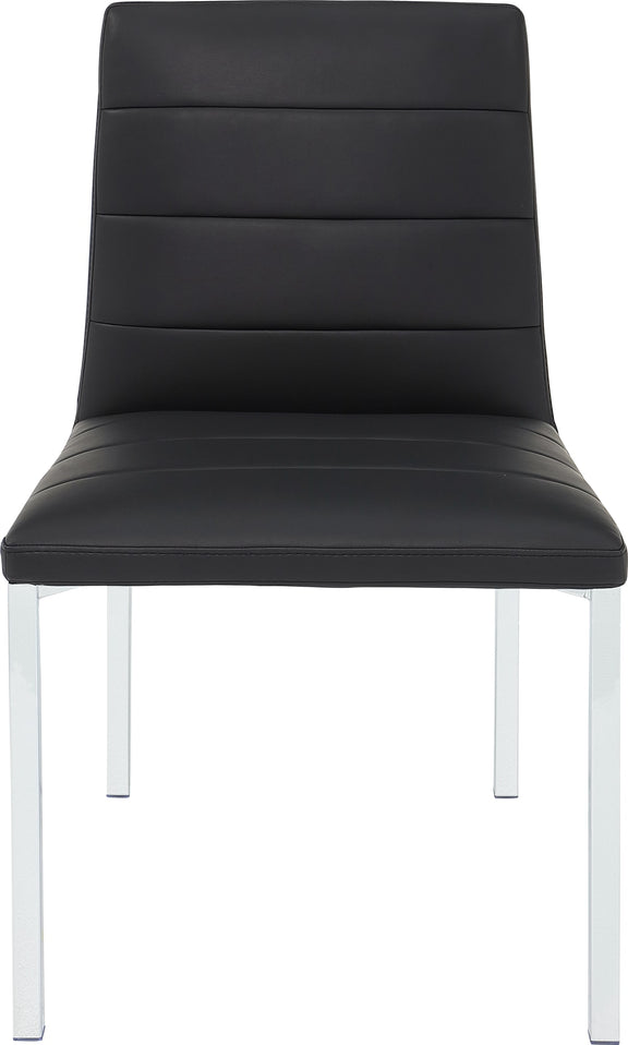Amalfi Metal Back Chair in Soot