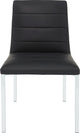 Amalfi Metal Back Chair in Soot