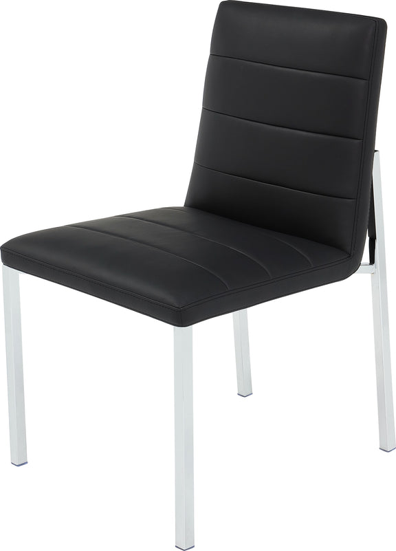 Amalfi Metal Back Chair in Soot