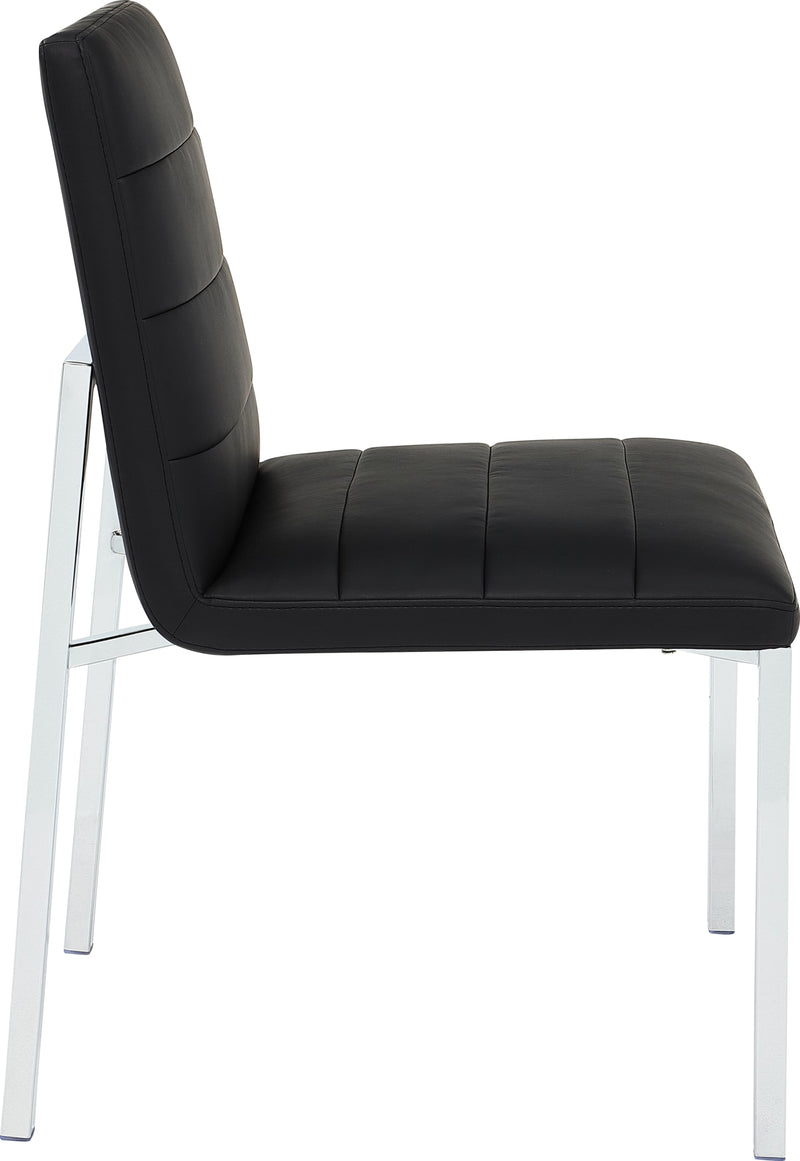 Amalfi Metal Back Chair in Soot
