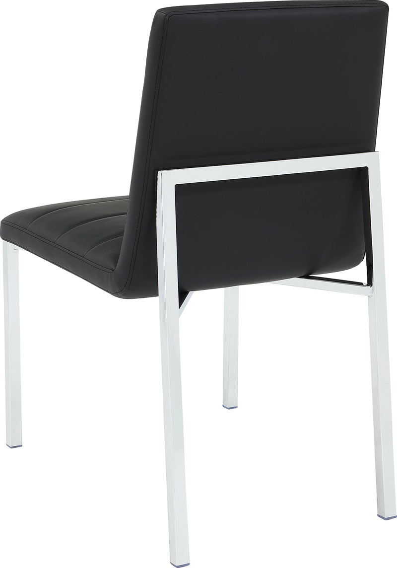 Amalfi Metal Back Chair in Soot