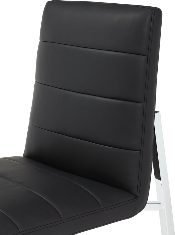 Amalfi Metal Back Chair in Soot
