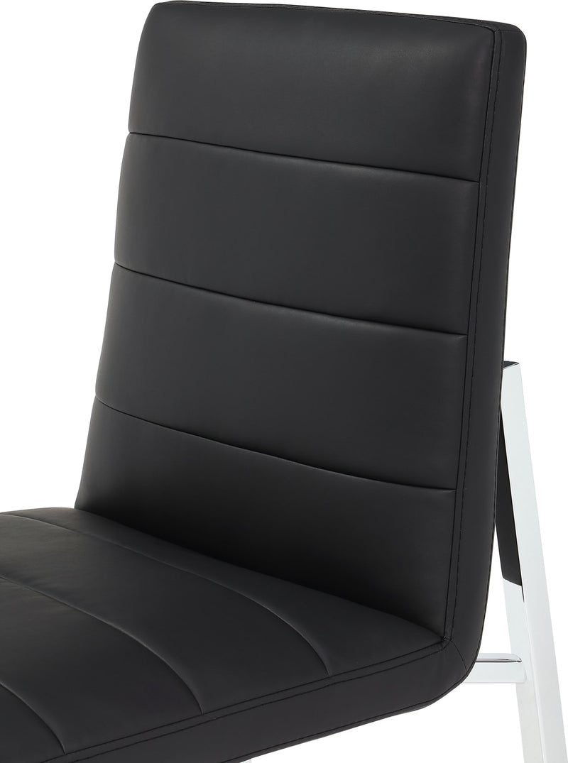 Amalfi Metal Back Chair in Soot