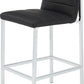 Amalfi Metal Back Bar Stool in Soot