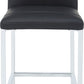 Amalfi Metal Back Counter Stool in Soot
