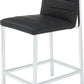 Amalfi Metal Back Counter Stool in Soot