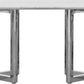 Amalfi Rectangular Carrara Marble Top Dining Table