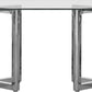 Amalfi Rectangular Glass Top Dining Table