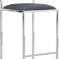 Amalfi X-Base Bar Stool in Cobalt Leather