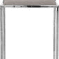 Amalfi X-Base Bar Stool in Taupe Leather