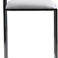 Amalfi X-Base Bar Stool in White Leather