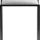 Amalfi X-Base Bar Stool in White Leather