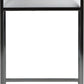Amalfi X-Base Bar Stool in White Leather