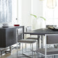 Amalfi X-Base Chair in Cobalt Leather