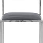 Amalfi X-Base Chair in Cobalt Leather