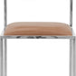Amalfi X-Base Chair in Cognac Leather
