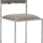 Amalfi X-Base Chair in Taupe Leather