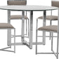 Amalfi X-Base Chair in Taupe Leather