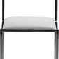 Amalfi X-Base Chair in White Leather