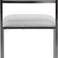Amalfi X-Base Chair in White Leather