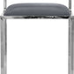 Amalfi X-Base Counter Stool in Cobalt Leather