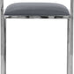 Amalfi X-Base Counter Stool in Cobalt Leather