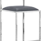 Amalfi X-Base Counter Stool in Cobalt Leather