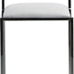 Amalfi X-Base Counter Stool in White Leather