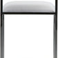 Amalfi X-Base Counter Stool in White Leather