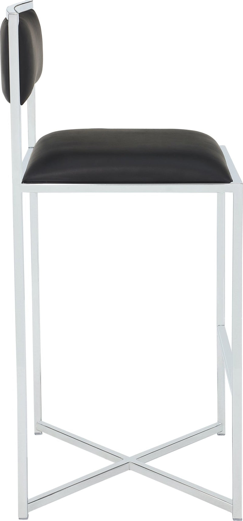Amalfi X-Base Bar Stool in Soot