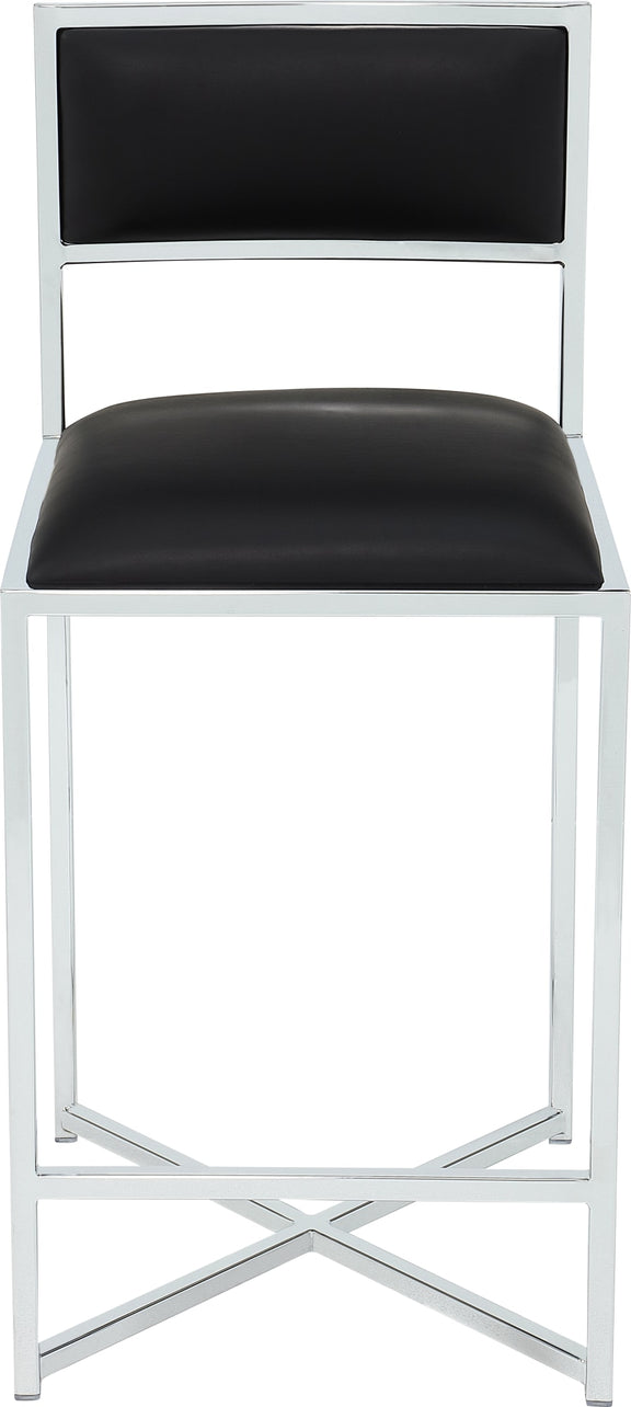 Amalfi X-Base Counter Stool in Soot