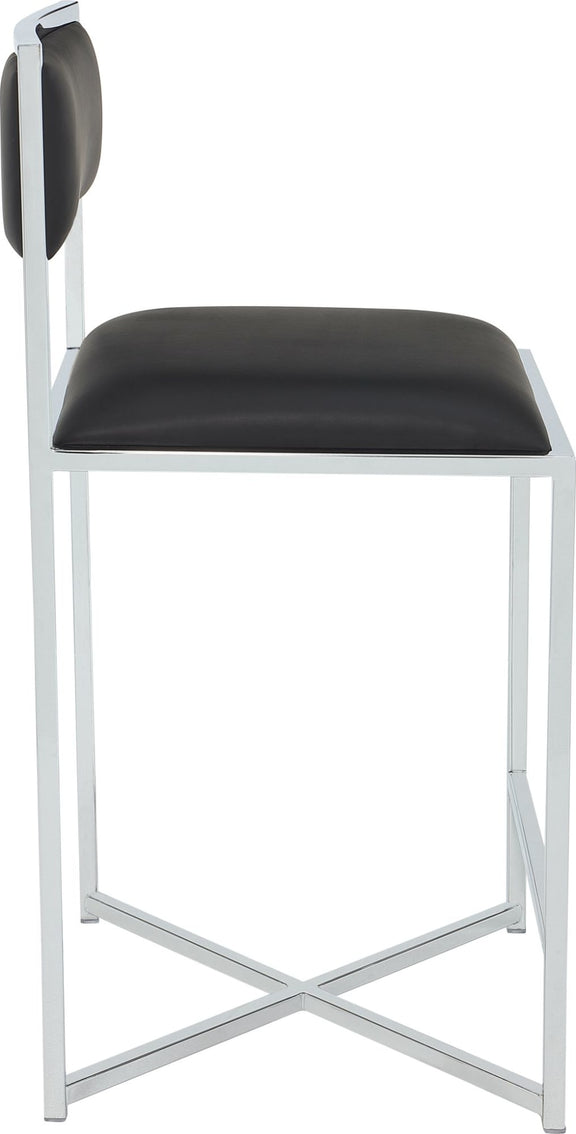 Amalfi X-Base Counter Stool in Soot