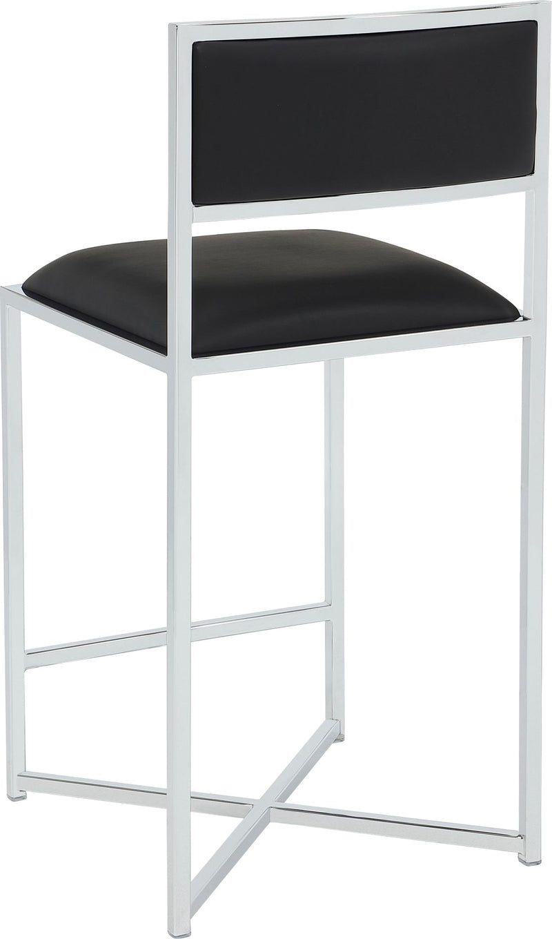 Amalfi X-Base Counter Stool in Soot