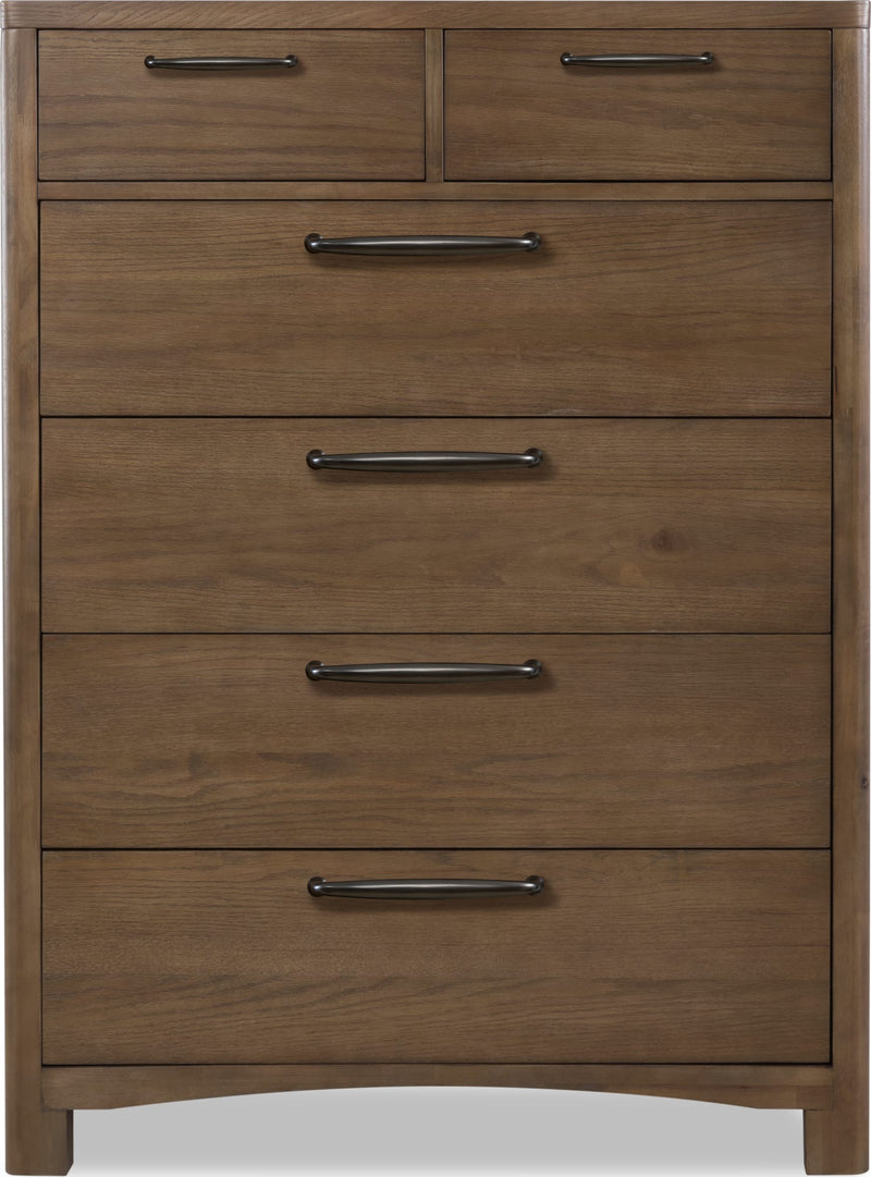 Arden 6 Drw Chest - Tvrn Brown