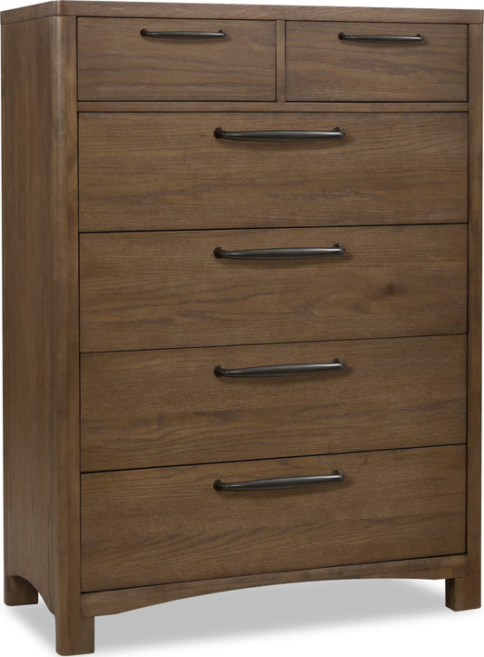 Arden 6 Drw Chest - Tvrn Brown
