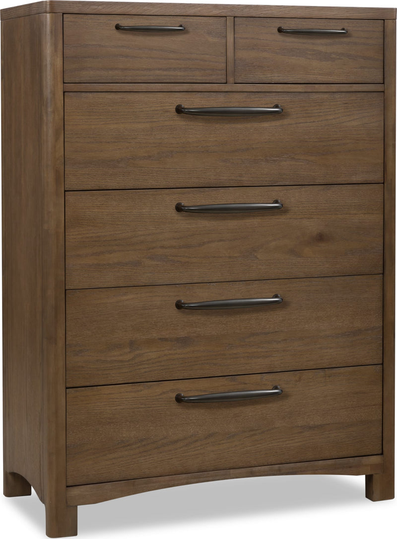 Arden 6 Drw Chest - Tvrn Brown