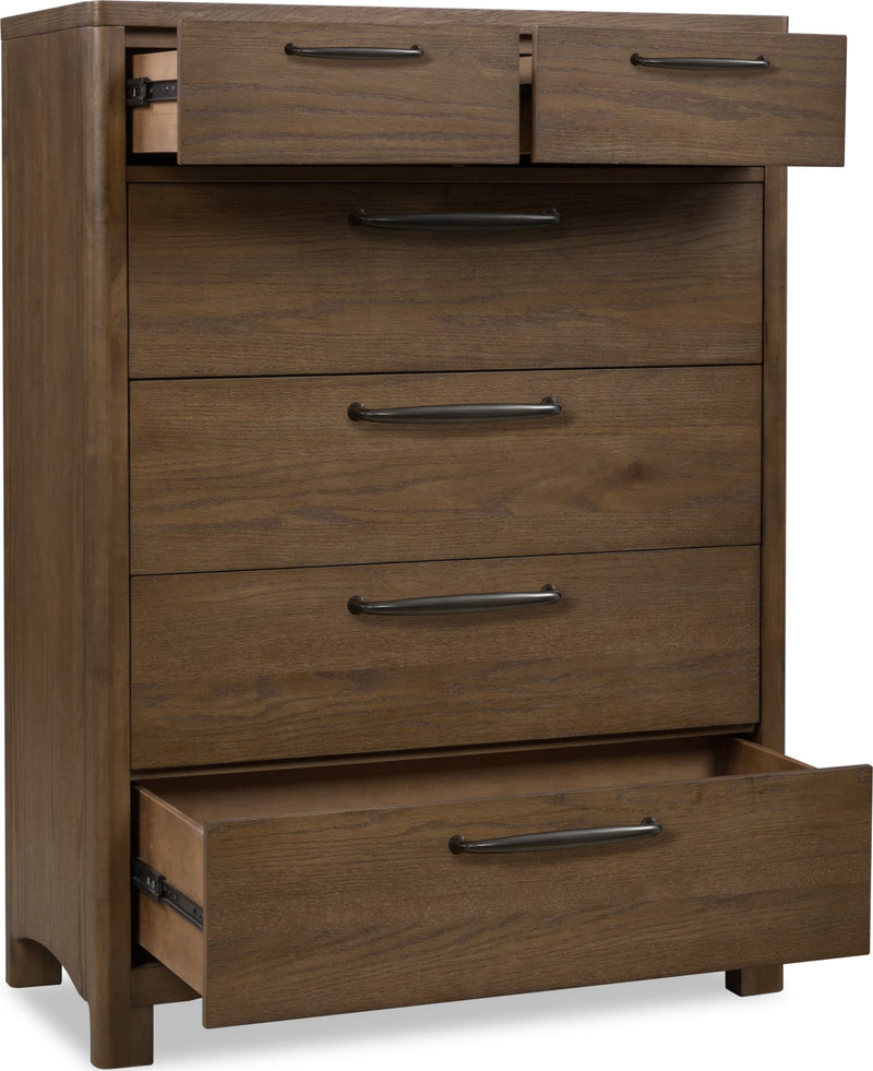 Arden 6 Drw Chest - Tvrn Brown