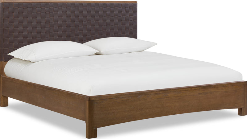 Arden Pfm FL Bed - Dk Ch/T Bwn