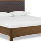 Arden Pfm QN Bed - Dk Ch/T Bwn