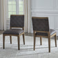Arden Wvn Sd Chair - D C/T Brn