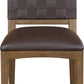 Arden Wvn Sd Chair - D C/T Brn