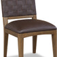Arden Wvn Sd Chair - D C/T Brn