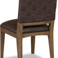 Arden Wvn Sd Chair - D C/T Brn