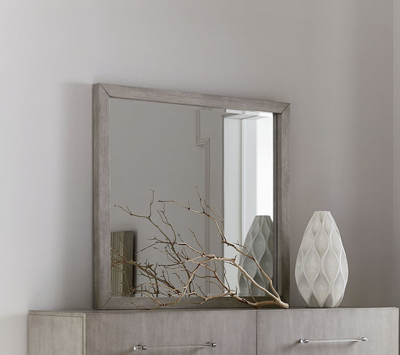Argento Dresser Mirror in Misty Grey