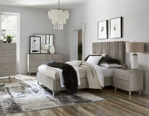Argento Dresser Mirror in Misty Grey
